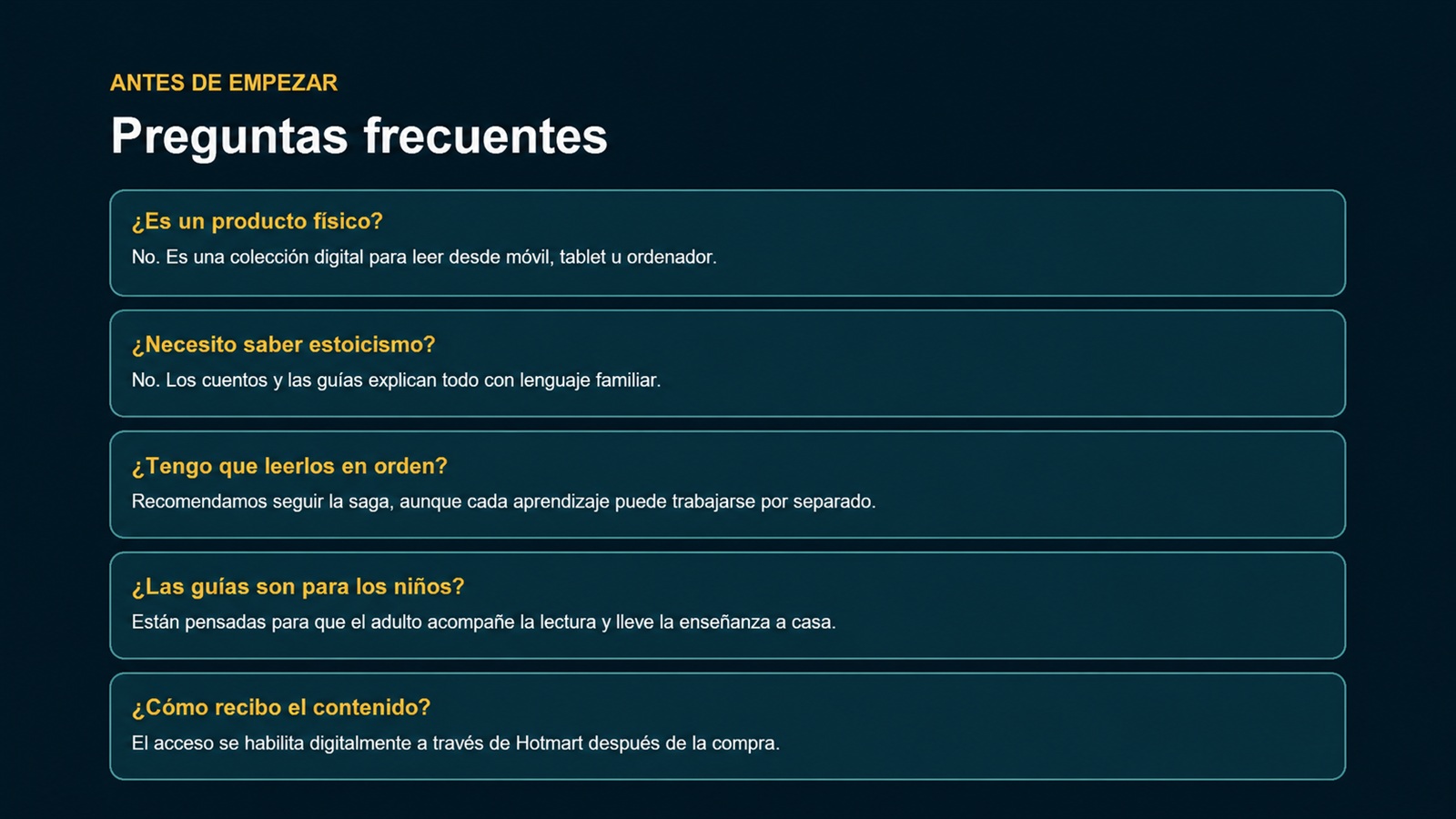 Preguntas frecuentes